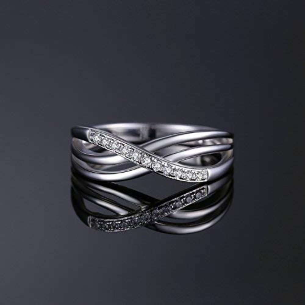 Infinity Knot Sterling Silver Ring - image 1